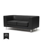 Divano in pelle nera Corfù-2