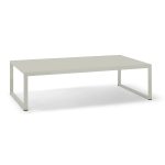 Tavolino in metallo laccato Crocus cm. 110x60 h30