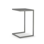 Tavolino in metallo laccato Crocus Tower cm. 40x40 h70