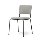 Sedia imbottita cucina e soggiorno impilabile Caffè-01 - tessuto